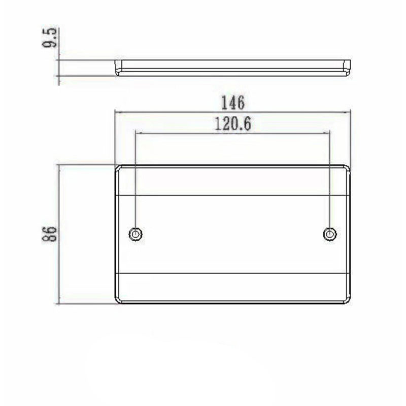 Bakelitová 2-násobná univerzálna spínaná zásuvka s 2 USB (5V 2100mA) HK6216V-UN-UB